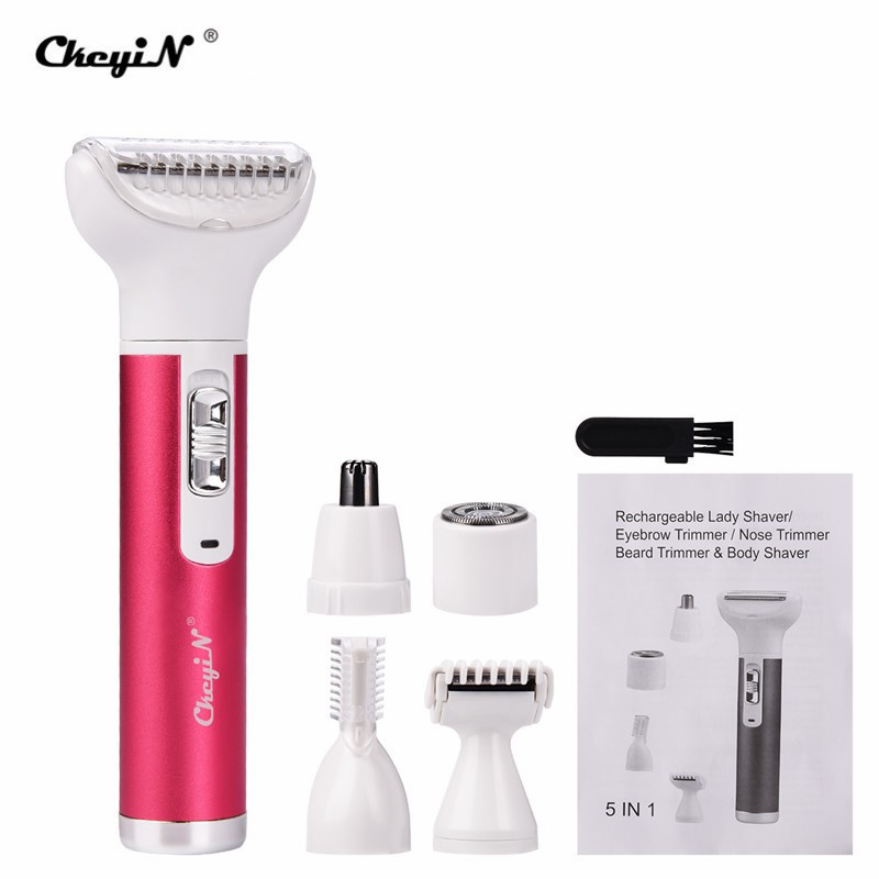 Máy cạo tỉa lông Bikini Nam Nữ Thiết kế đầu chữ T chuyên dụng – Hai đầu cạo tỉa linh hoạt – Có phụ kiện đầu chải bảo vệ da
