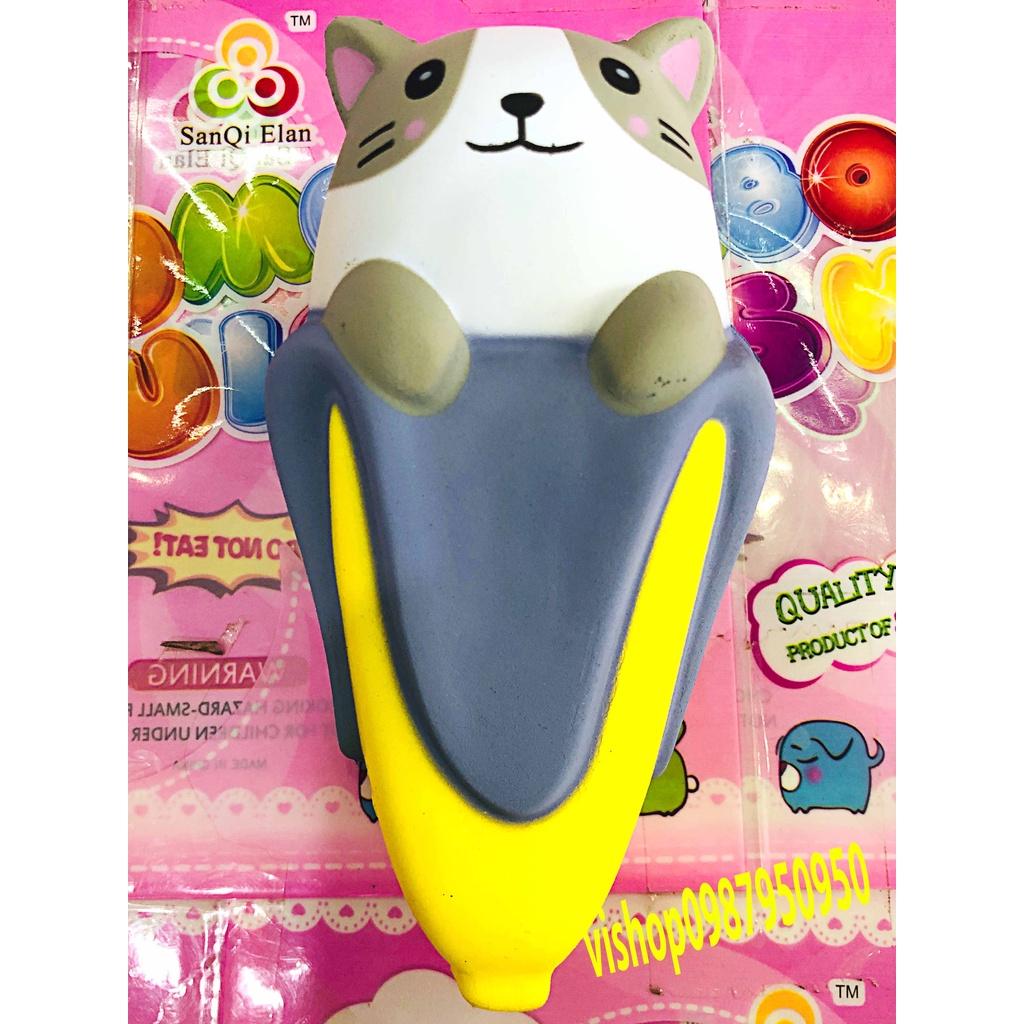 Squishy Lớn JUMBO Hình cốc kem nhọn chuột màu hồng Đồ Chơi Xốp Giảm Stress Hình mềm mịn dễ Thương đàn hồi Cho Bé