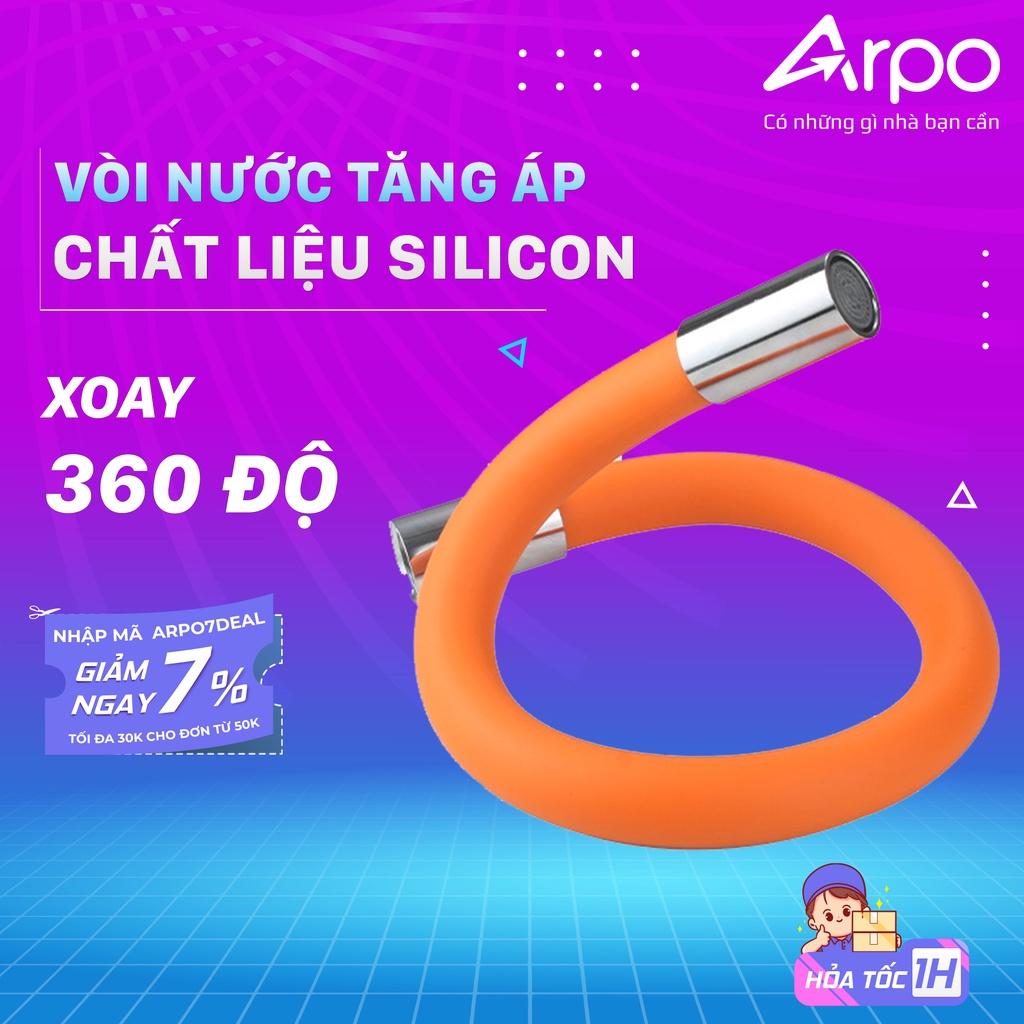 Vòi Nước Tăng Áp Suất Chất Liệu Silicon Cao Cấp - Vòi Nước Kéo Dài Xoay 360 Độ Tiện Lợi