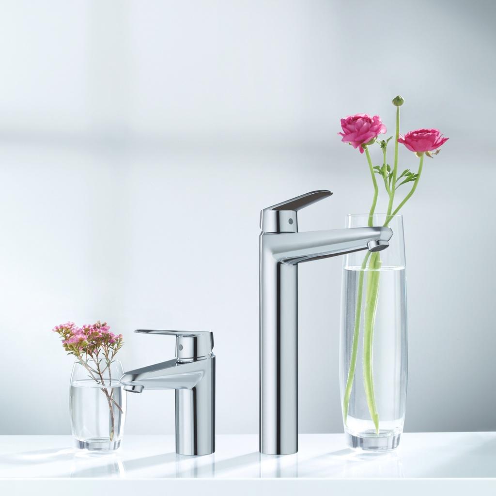 Vòi Chậu Rửa Mặt GROHE Eurodisc Cosmopolitan S Kèm Bộ Xả Tích Hợp 33190002, Nhập Đức, BH 12 Tháng