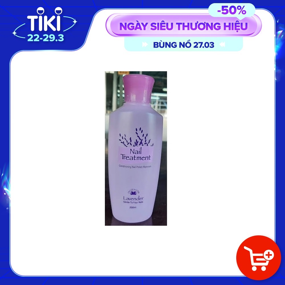 Nước Rửa Móng Tay Jacqualine 200ml (Lavender)