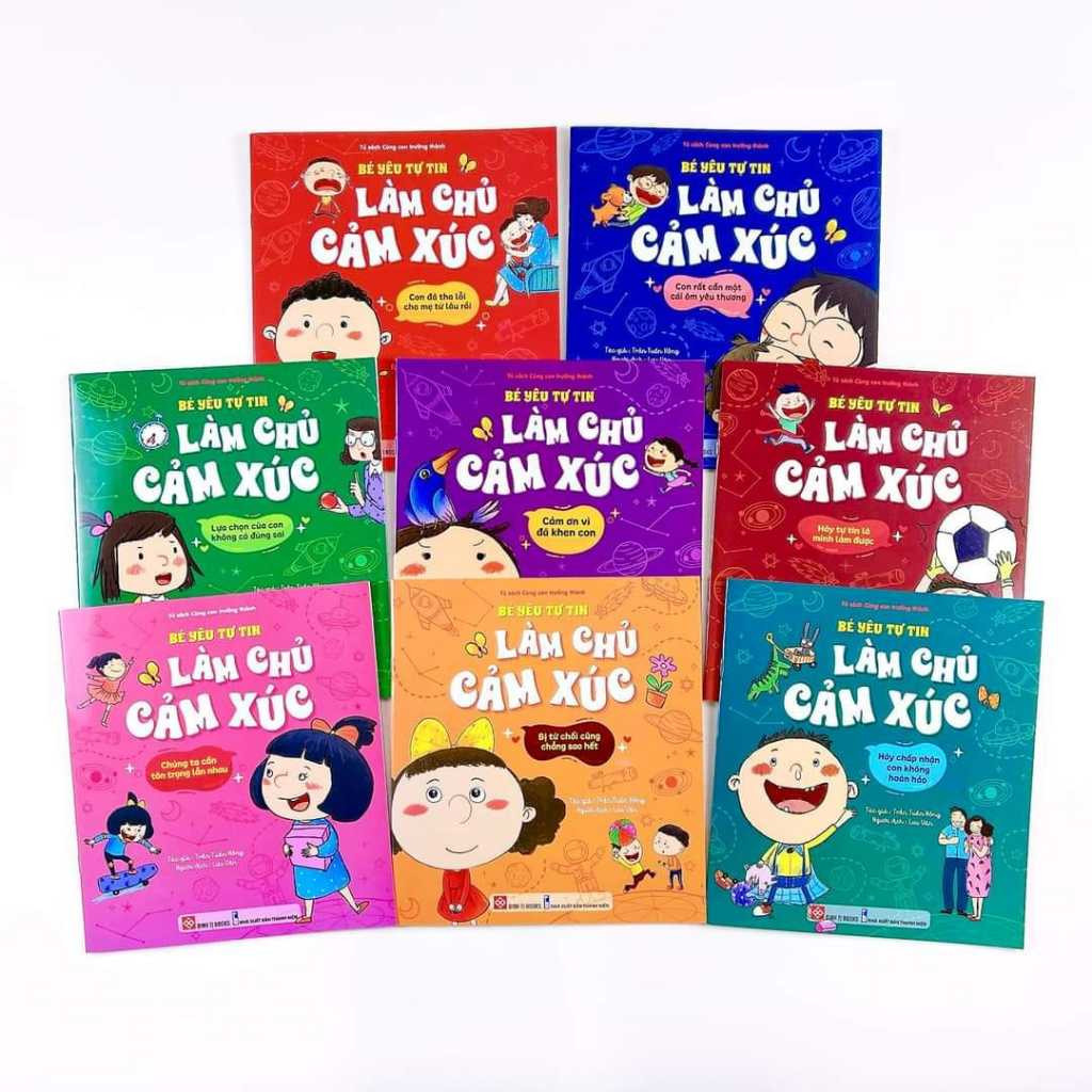 Sách - Bé Yêu Tự Tin Làm Chủ Cảm Xúc - Combo 8 Cuốn - Đinh Tị Books