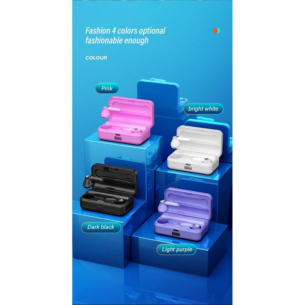 Tai Nghe Không Dây Bluetooth 5.2 TWS DH01 TWS Chống Nước Có Micro 3500mAh Mới 2022