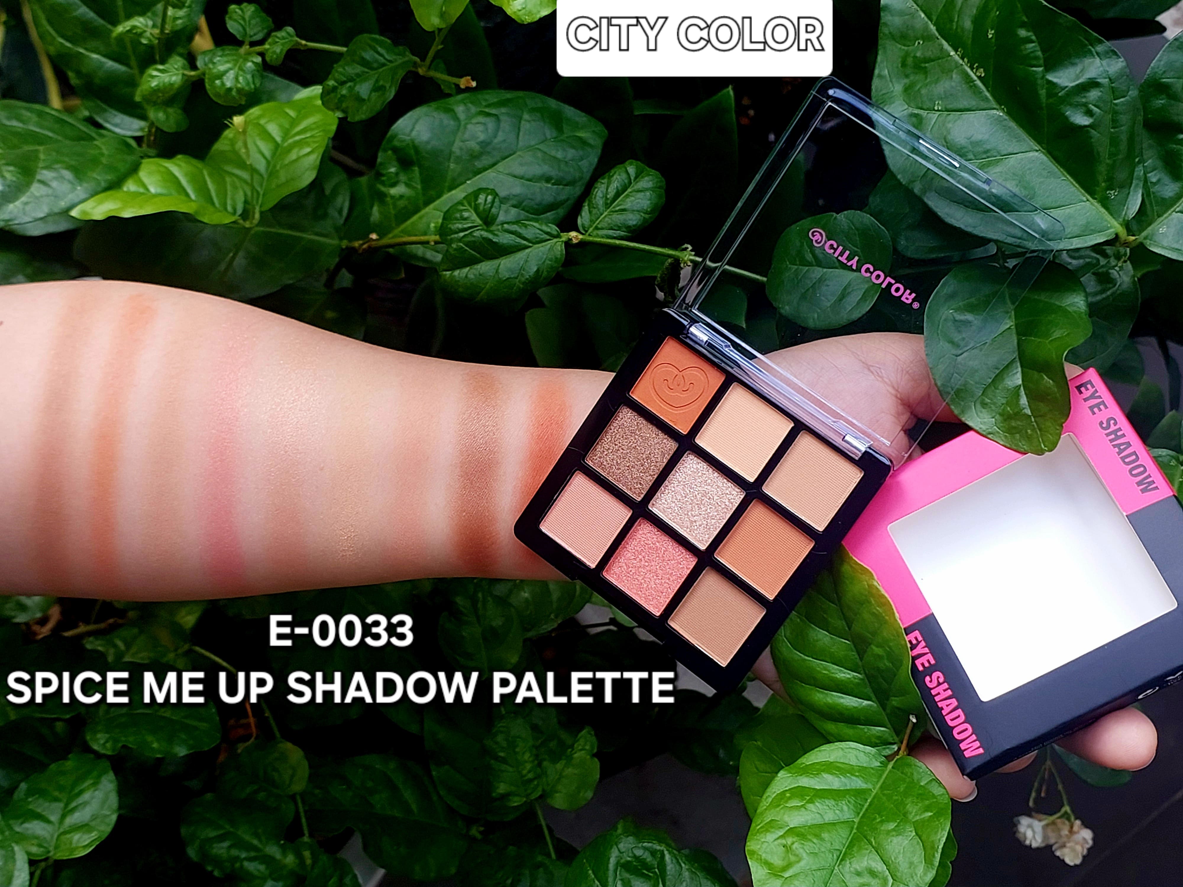 Phấn mắt CITY COLOR Spice Me Up Shadow Palette 9 ô.