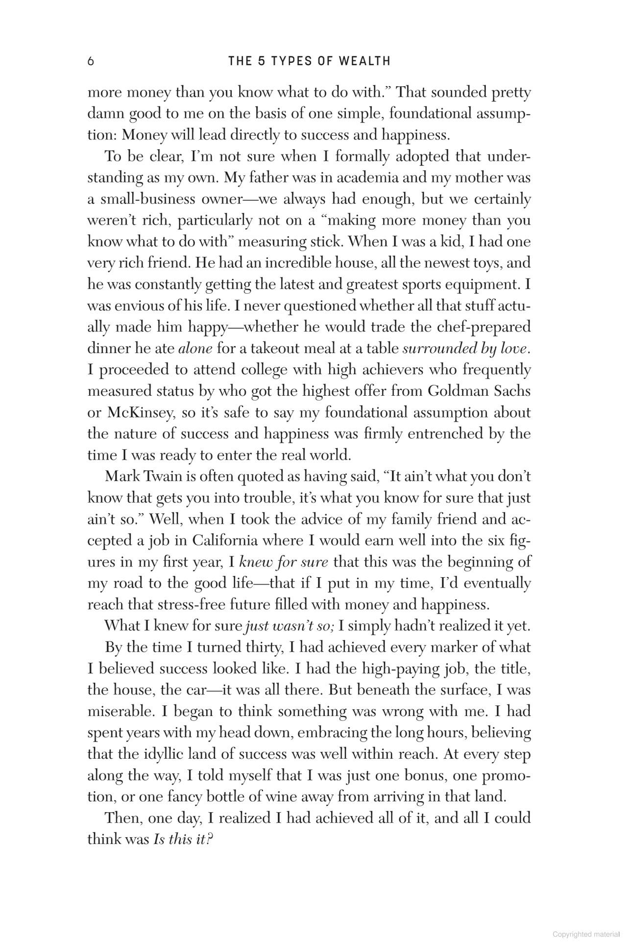 Sách ngoại văn: The 5 Types Of Wealth