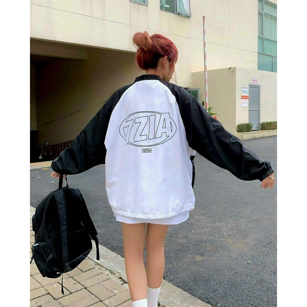 Áo Khoác Dù ZZIA Unisex Nam Nữ Form Rộng Cá Tính