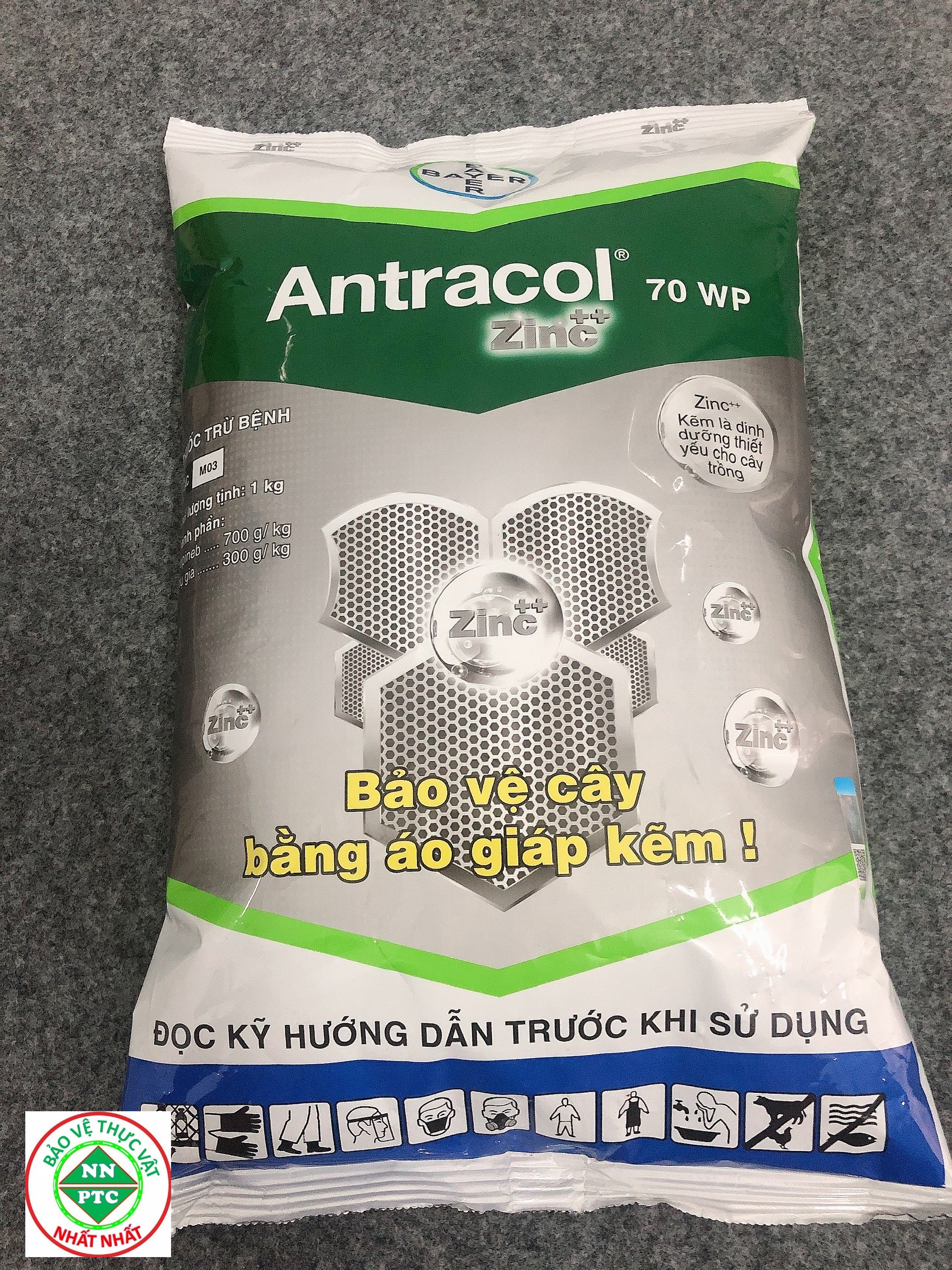 Thuốc Trừ Bệnh Cây Trồng Antracol 70 WP Gói 1 KG