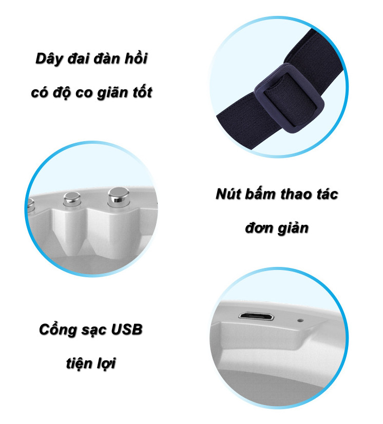 Mặt Nạ Cải Thiện Thị Lực, Chống Mỏi Mắt Micro BrainWave USA - Home and Garden