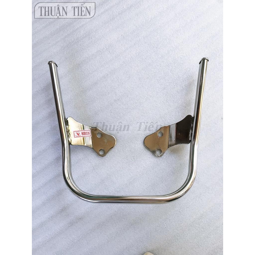 TAY DẮT SIRIUS INOX KHÔNG HÍCH MẪU ZIN DÙNG ĐÚNG ĐỜI SIRIUS BÌNH XĂNG CƠ, HÀNG INOX SÁNG BÓNG, MỐI HÀNG ĐẸP, DÀY
