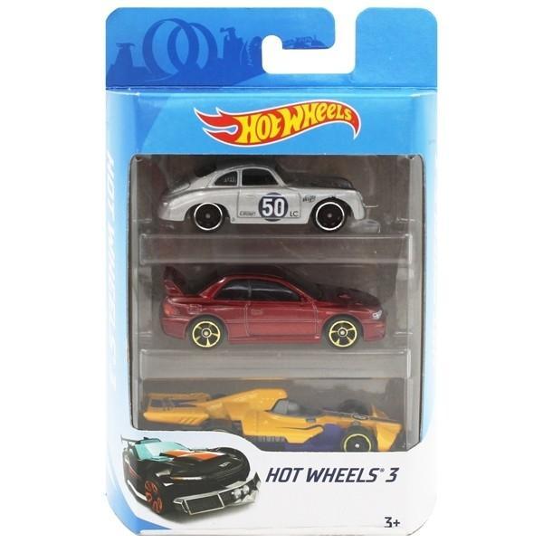 Bộ 3 Siêu Xe Hot Wheels K5904 (Mẫu Sản Phẩm Bên Trong Là Ngẫu Nhiên)