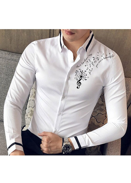 Áo Sơ Mi Nam Trắng 155