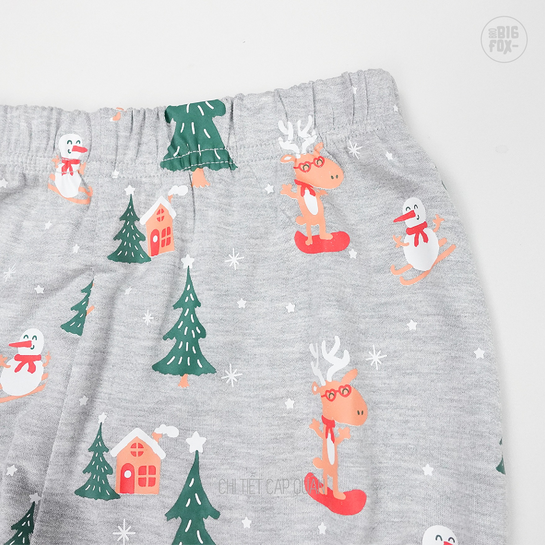 Bộ đồ Noel cho bé trai bé gái Bigfox Miss Meow size đại vải nỉ in Người Tuyết cỡ trẻ em 3-11 tuổi