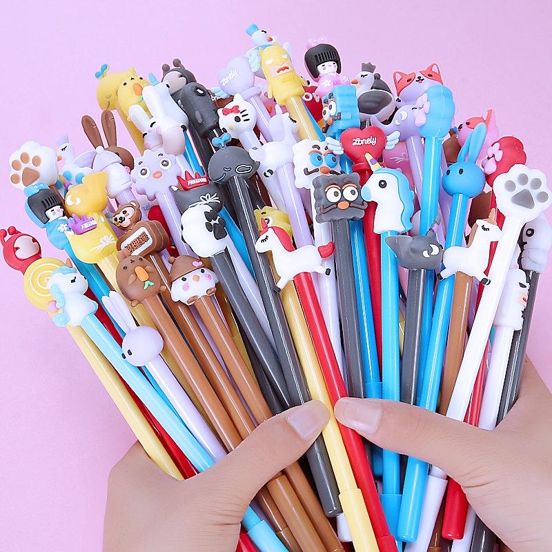 Combo 10 20 50 bút hoạt hình cute ssshop phụ kịên