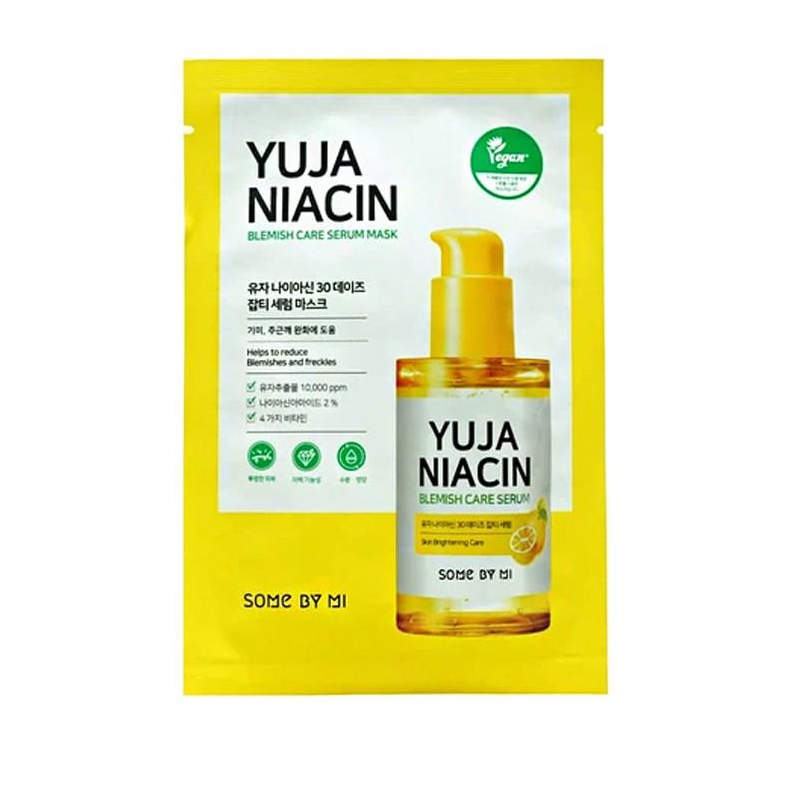 Mặt Nạ Dưỡng Sáng Da Some By Mi Yuja Niacin Blemish Care Serum Mask 25g