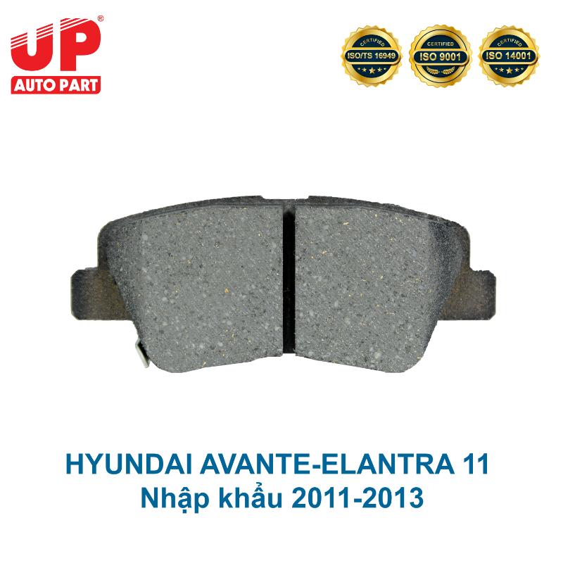 Má phanh bố thắng đĩa sau HYUNDAI AVANTE-ELANTRA 11  Nhập khẩu 2011-2013