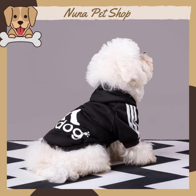 Áo nỉ Hoodie Adidog cho thú cưng, áo mùa đông cho chó mèo