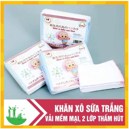 Khăn xô hai lớp siêu thấm chăm sóc cho bé