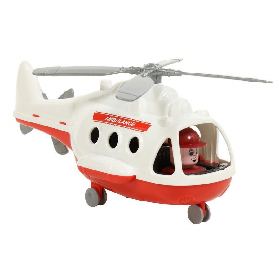 Máy bay trực thăng cứu thương Alpha đồ chơi - Polesie Toys