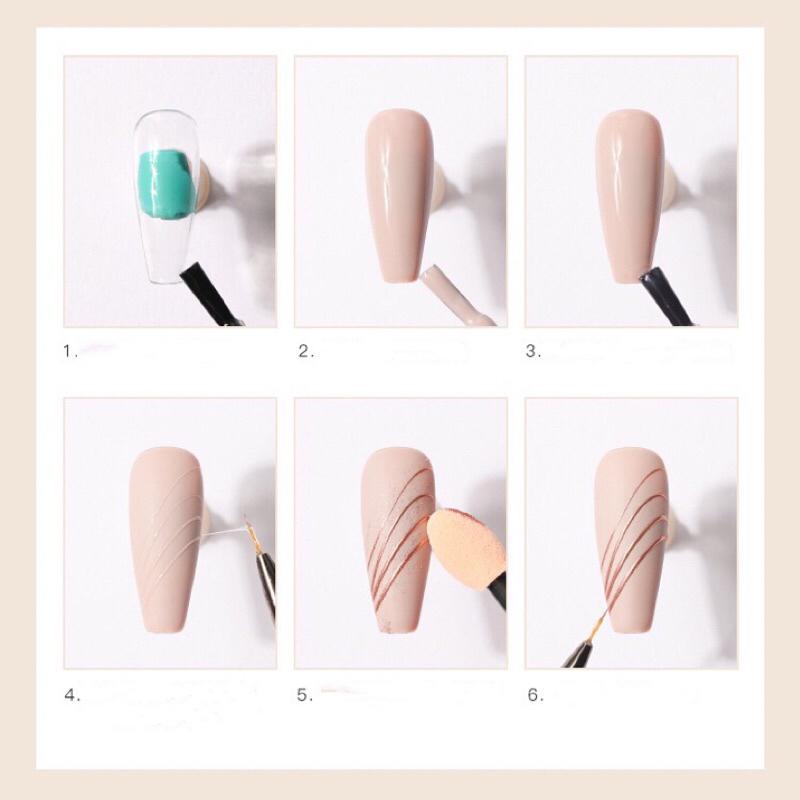 Gel trong vẽ nổi định hình trang trí nail 1196