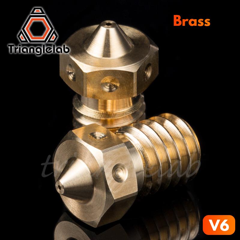 Trianglelab Brass V6 Vòi phun cho máy in 3D Máy in 3D Hotend 3D cho TD6 DDE CHC Kit v6 Hotend Outruder Prusa I3 MK3