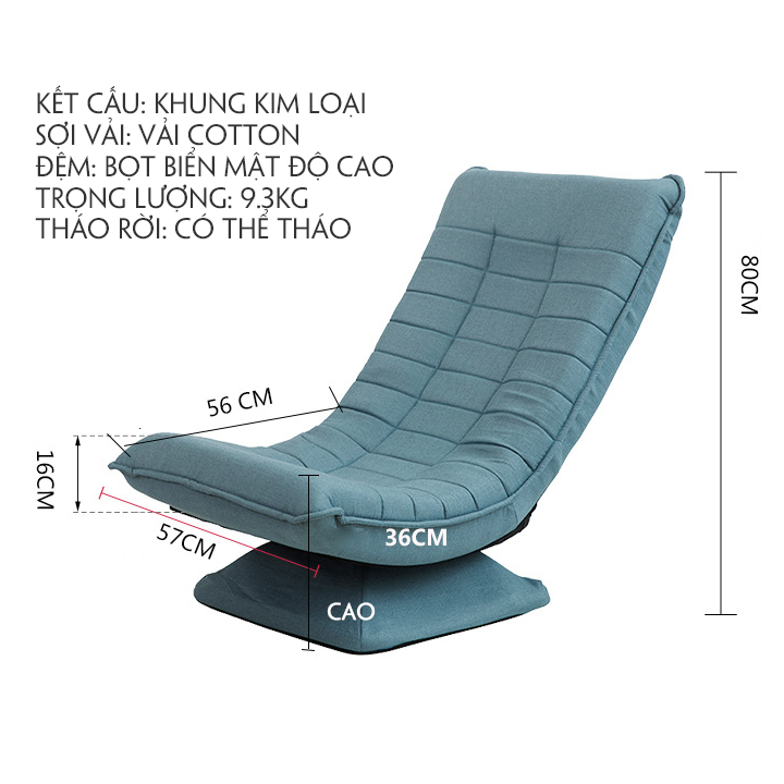 Ghế Sofa Lười Gấp Gọn, Thư Giãn