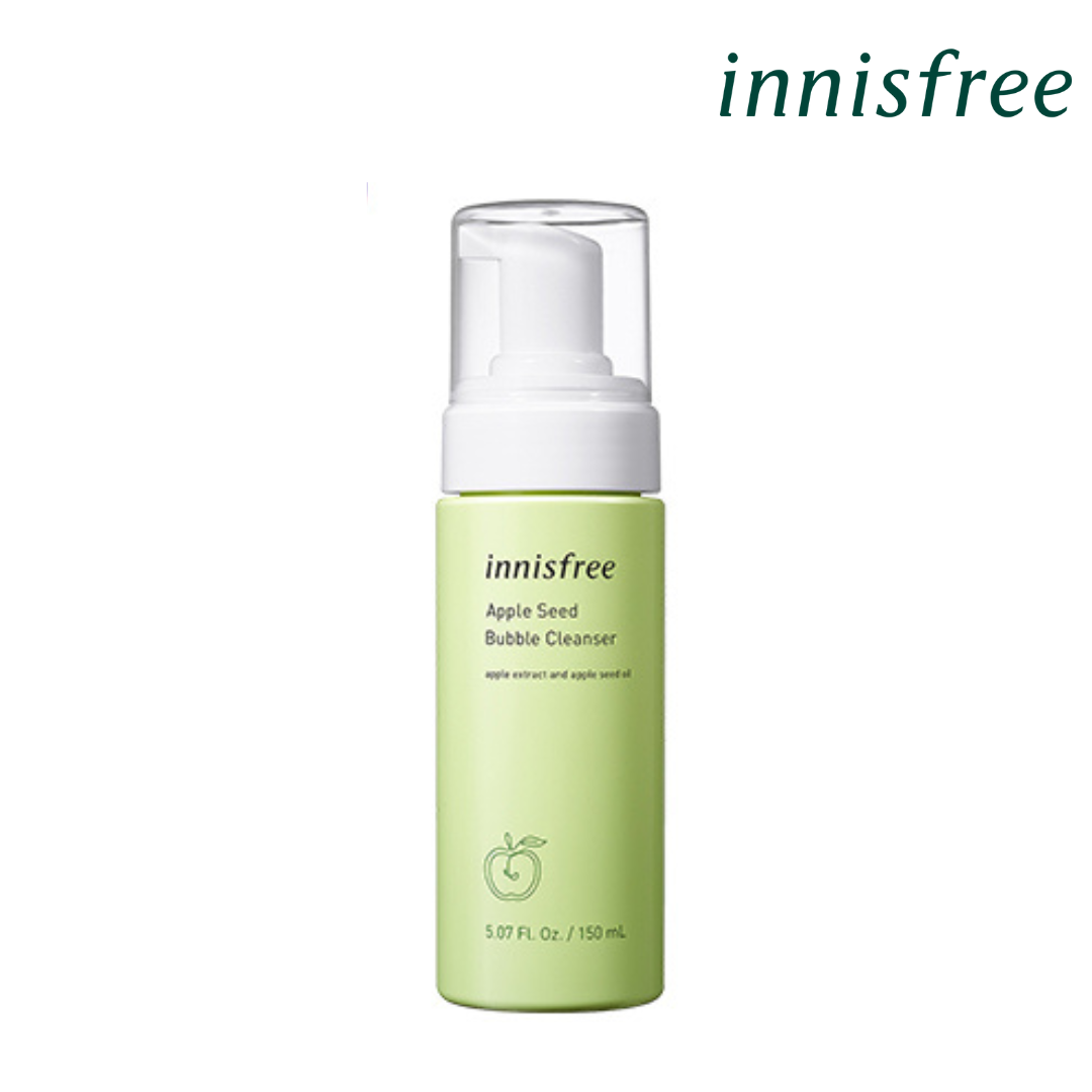 Sữa rửa mặt táo xanh tạo bọt sẵn innisfree Apple Seed Bubble Cleanser 150 ml - 131172732x