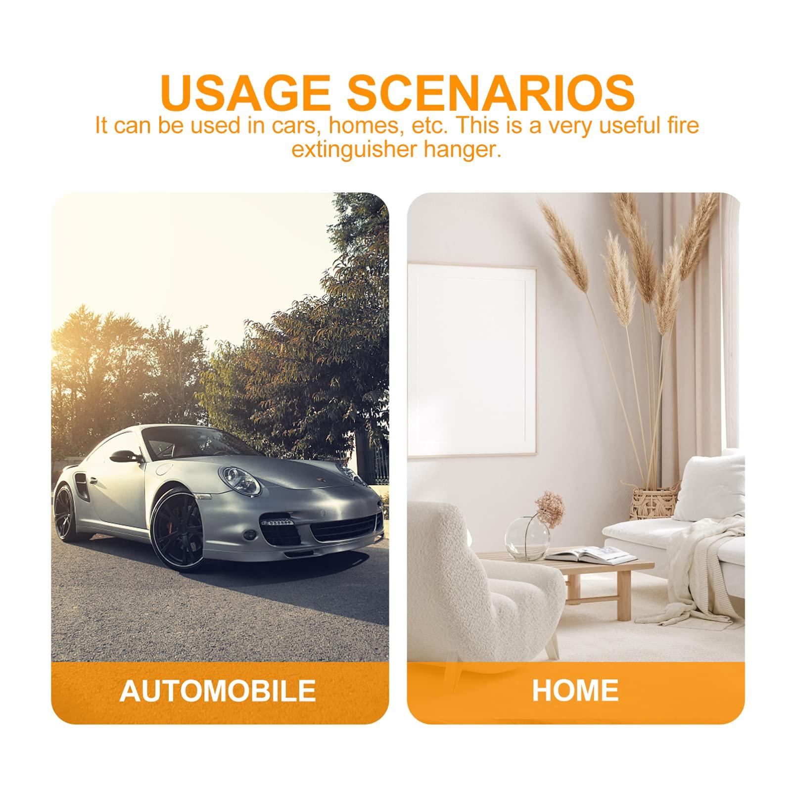 Bình Chữa Cháy Ô Tô Giá Đỡ Bình Chữa Cháy Gắn Giá Đỡ Cốp Xe Ô Tô 0.5KG-20.5*7.5Cm