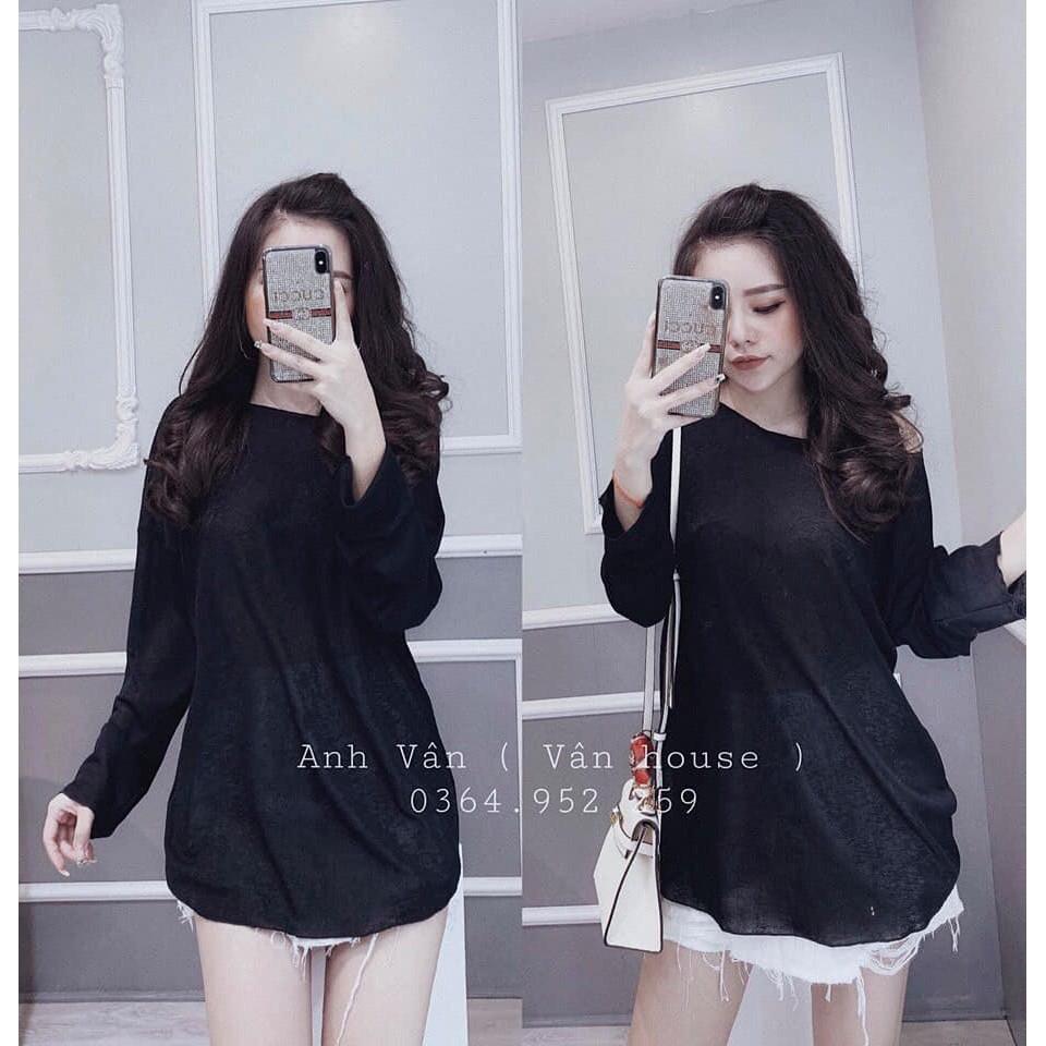 Áo lệch vai chất cotton giấy xinh