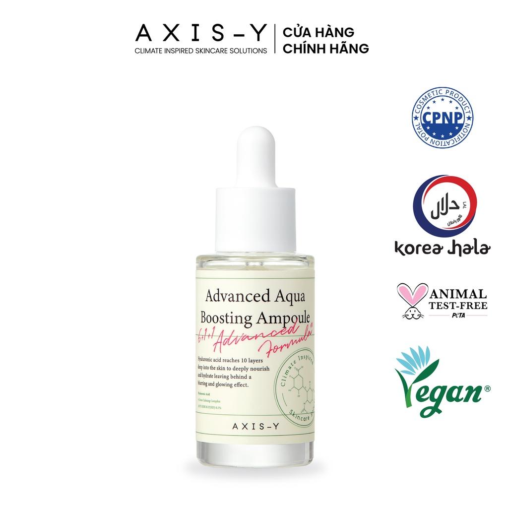 Tinh chất dưỡng da cấp ẩm chuyên sâu AXIS-Y Advanced Aqua Boosting Ampoule 30ml