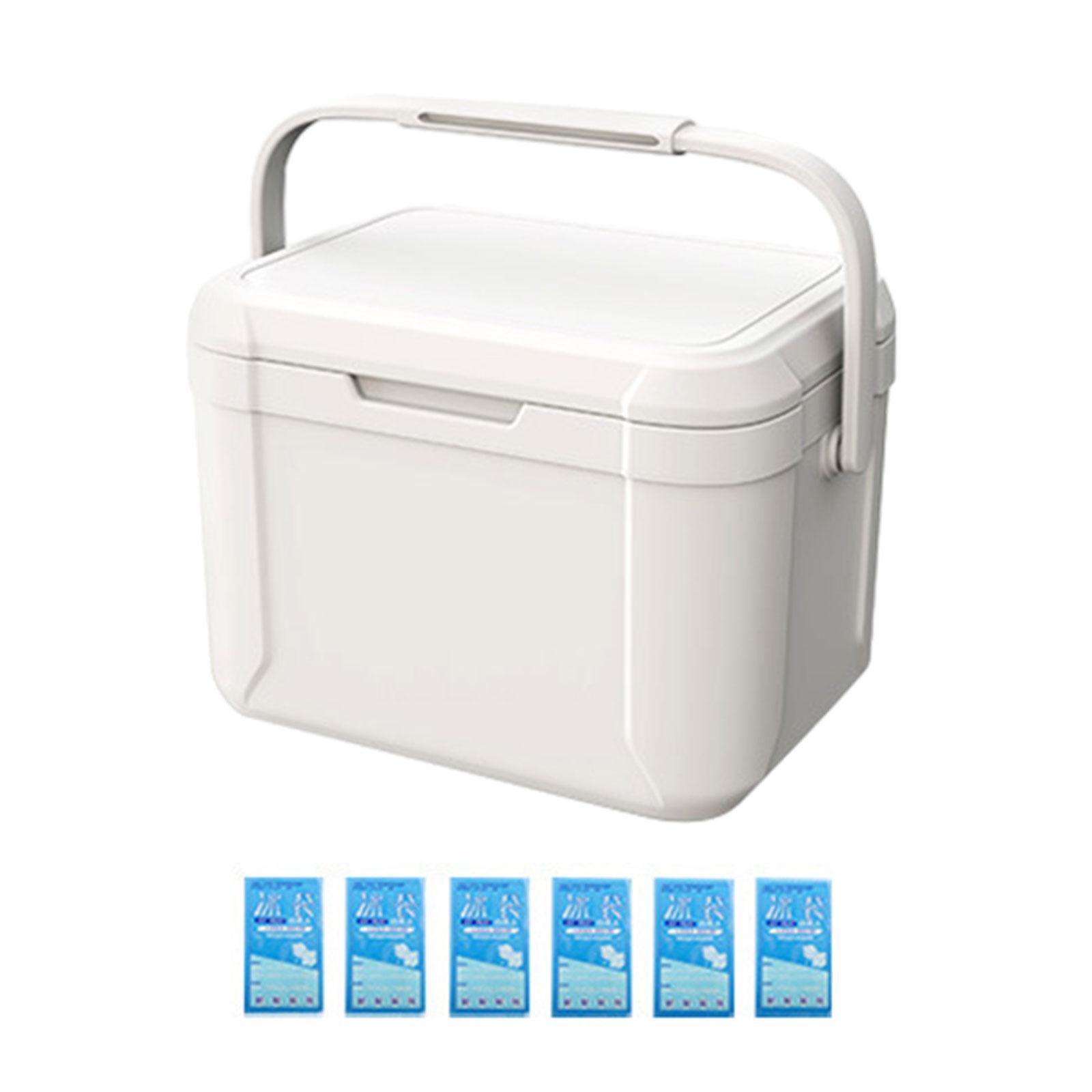 Box Car Refrigerator 5L Beverage Storage Organizer Ice Bucket Hot/Cold Retention Hard for Camping Picnic