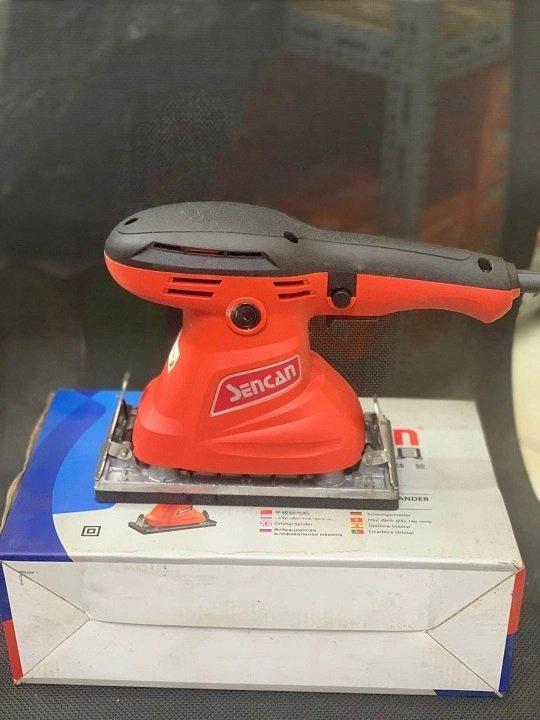 MÁY ĐÁNH GIẤY RÁP RUNG- CHÀ NHÁM CHỮ NHẬT 300W 509303 SENCAN - HÀNG CHÍNH HÃNG