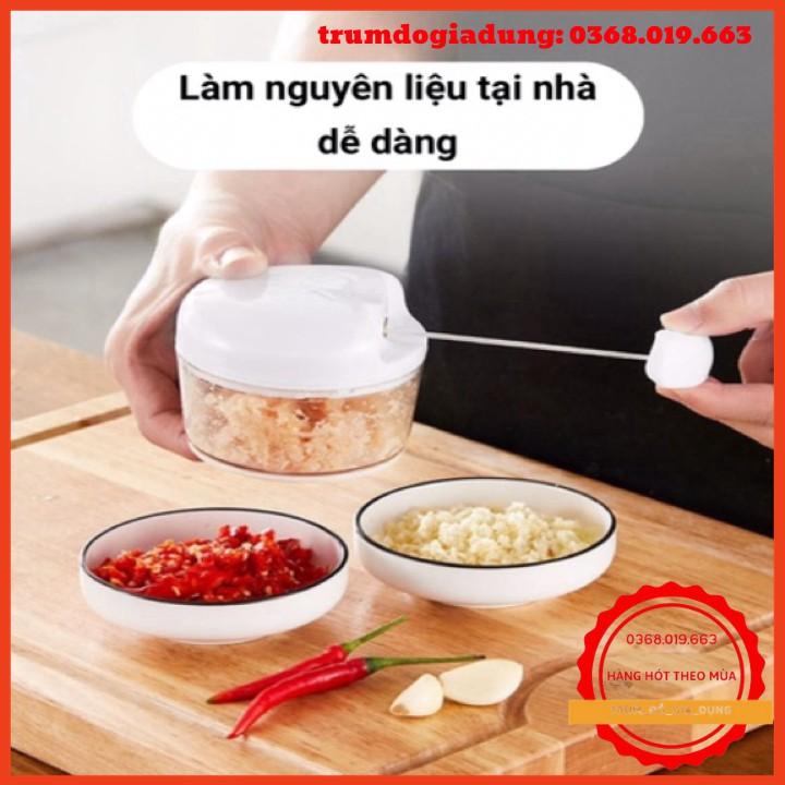 Dụng cụ xay tỏi ớt cầm tay đa năng tiện dụng