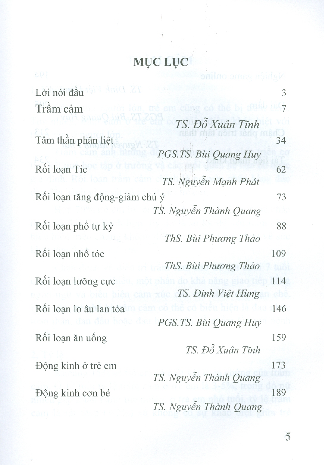 Rối Loạn Tâm Thần Ở Trẻ Em