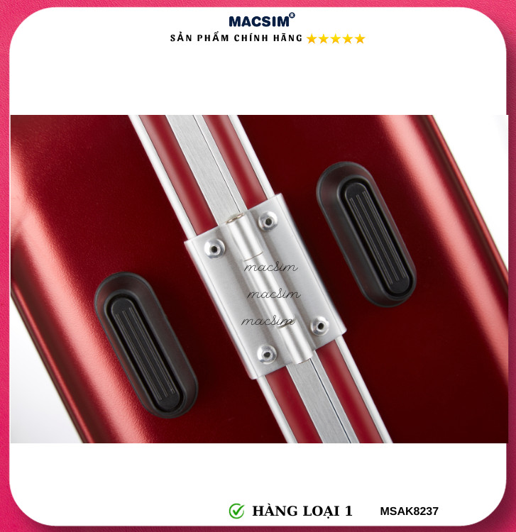 Vali cao cấp Macsim Aksen hàng loại 1 MSAK8237 cỡ 20inch