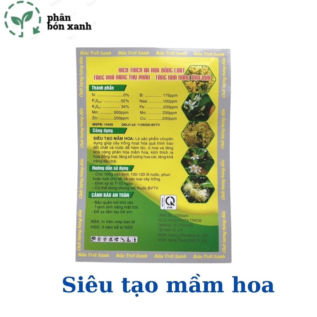 Phân bón MKP tạo mầm hoa, phân hóa mầm hoa,tăng hoa cái,tăng thụ phấn, xử lý ra hoa trái vụ, gói nhỏ tiện dụng
