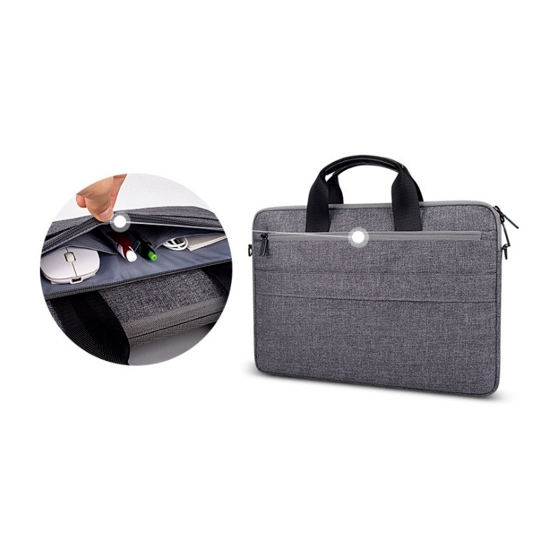 Laptop 13.3 14.1 15.4 15.6-Inch Nylon Túi Máy Tính Chống Thấm Nước Và Chống Bụi Túi Máy Tính Túi Đeo Vai Đa túi Xách