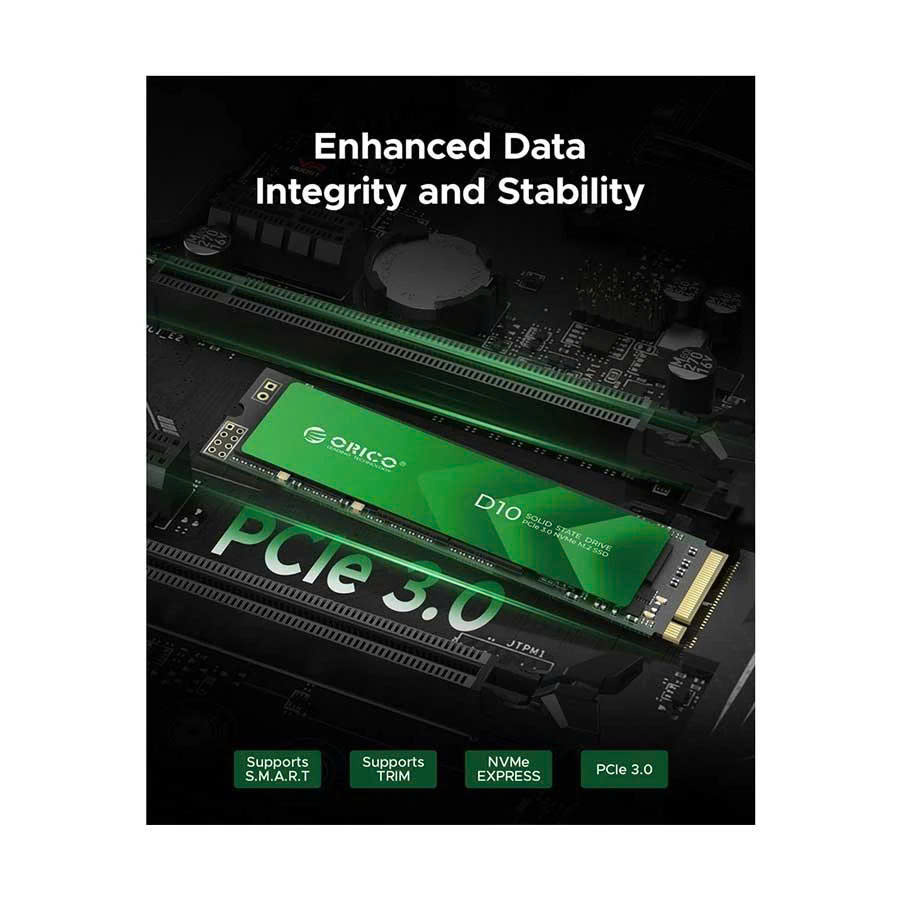 Ổ cứng SSD Orico PCIe Gen3x4 M2 NVMe - Hàng Chính Hãng