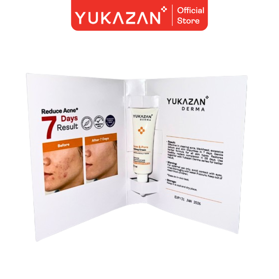 [QUÀ TẶNG] Kem Giảm Mụn Yukazan Derma Refining Cream - 3ml