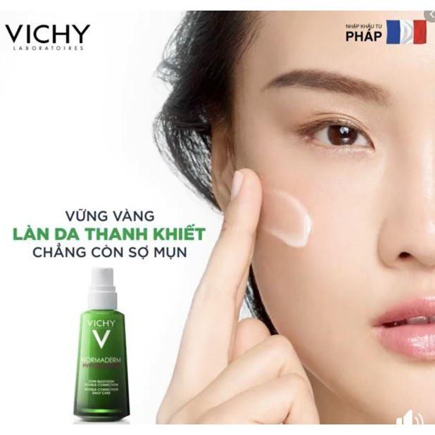 Kem Dưỡng Giảm Mụn, Phục Hồi Da Vichy Normaderm Phytosolution Double-Correction Daily Care 50ml