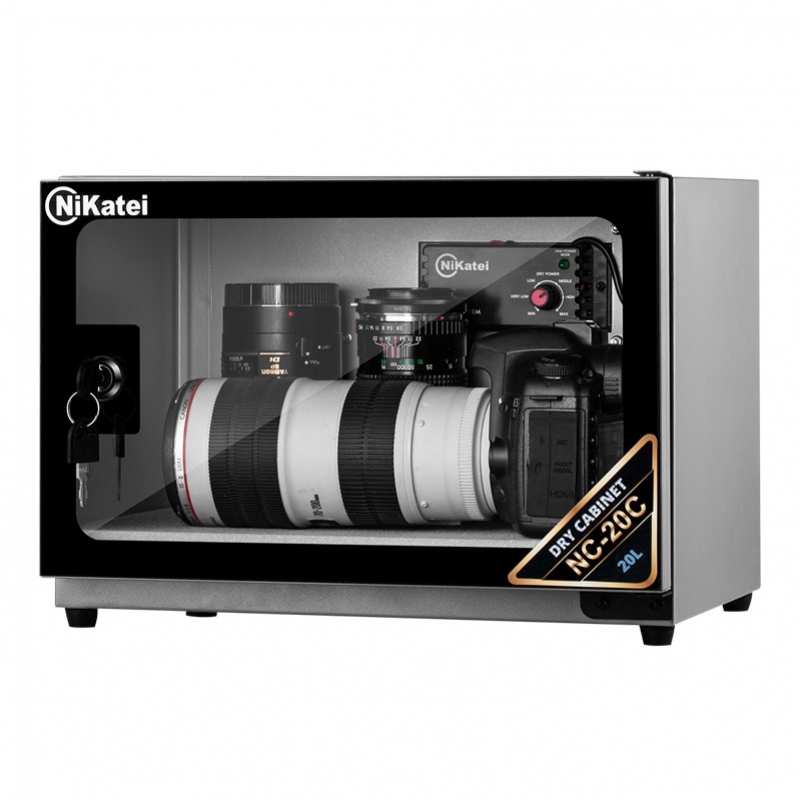 Tủ chống ẩm cao cấp Nikatei NC-20C Silver Plus - Hàng Chính Hãng