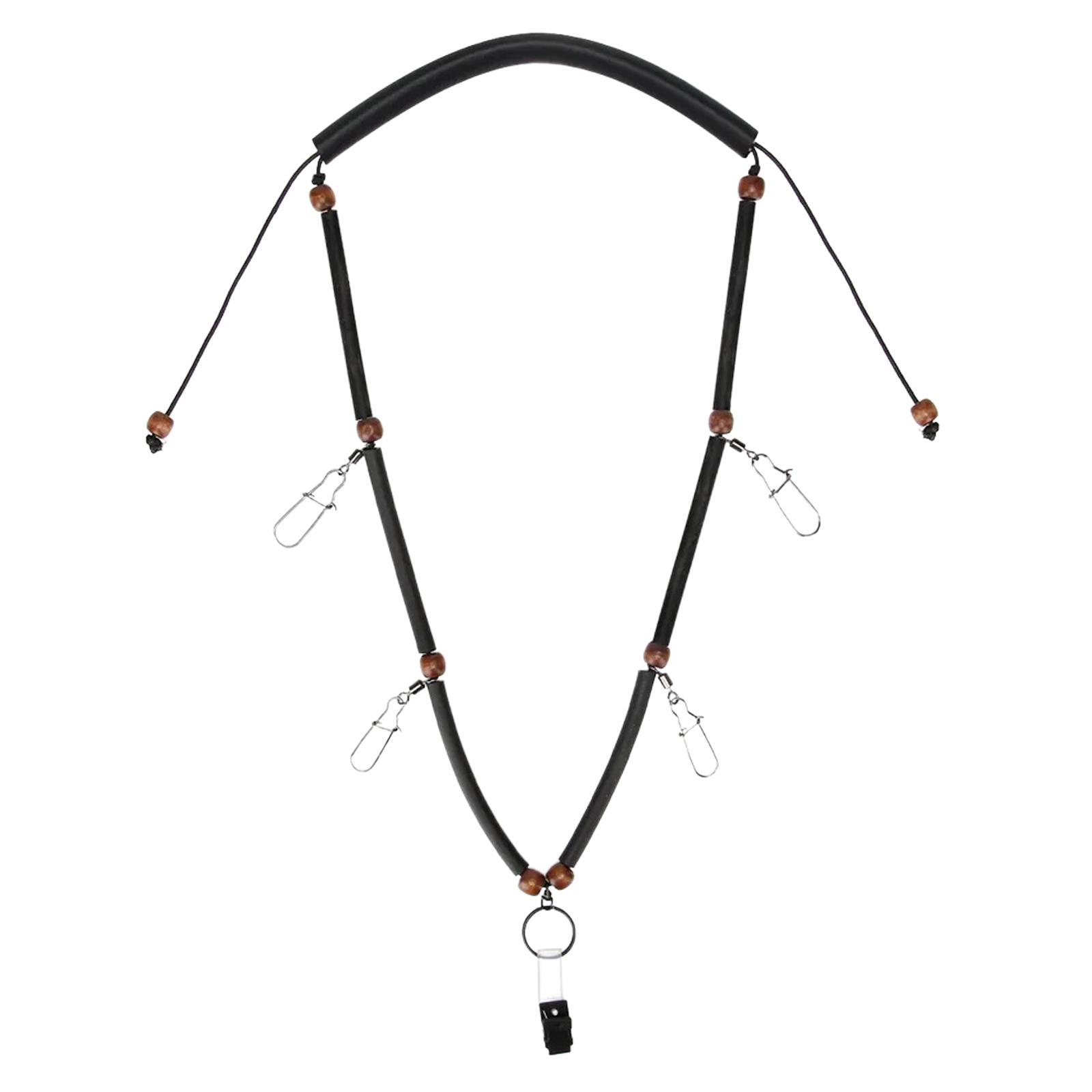 Fly Fishing Lanyard Fly Fishing Tool Holder Lanyard Hanging Necklace, Durable Storage Fishing Accessories Fishing Tools Carrier for Camping