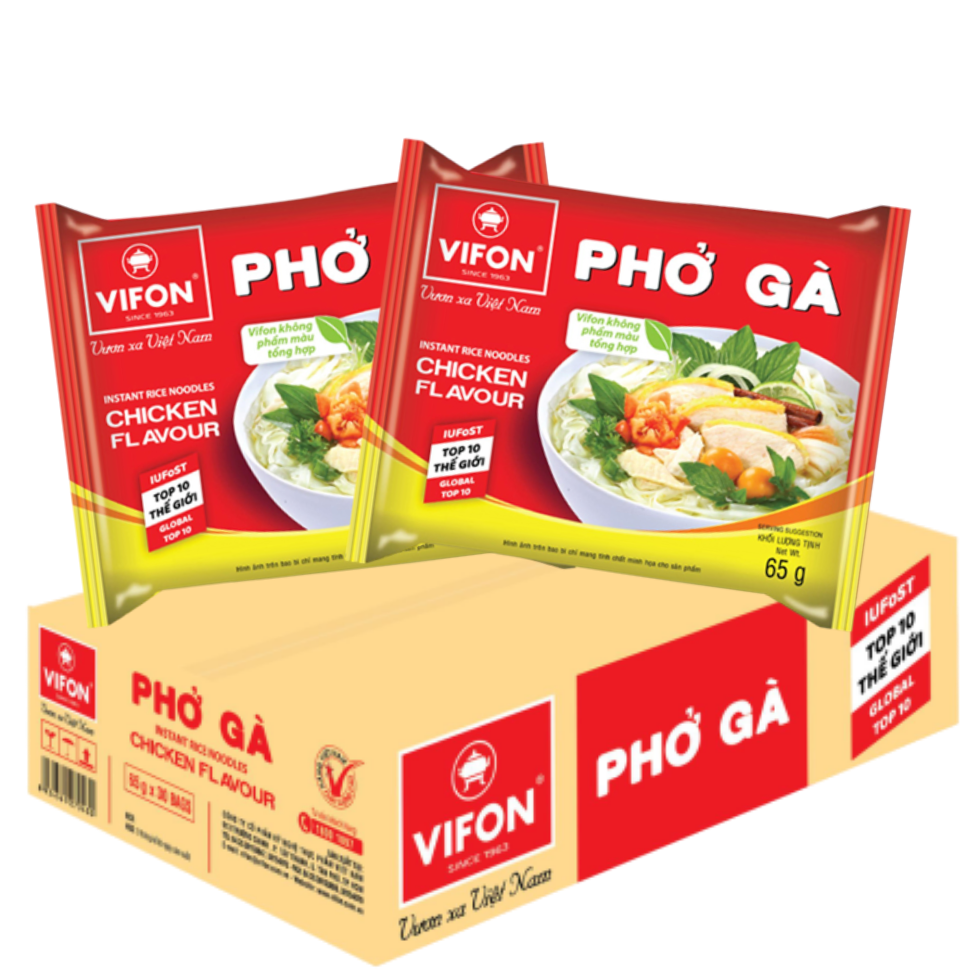 Thùng 30 Phở Gà VIFON  (65g / Gói)