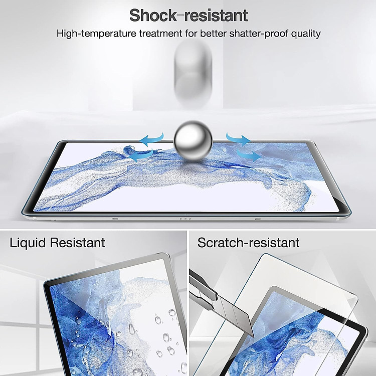 Kính cường lực cho SamSung Tab P205 / P585 trong suốt Glass 9H -  Hàng chính hãng