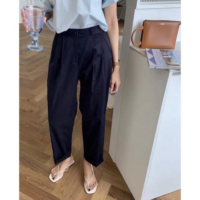 Quần culot 9 tấc lưng thun