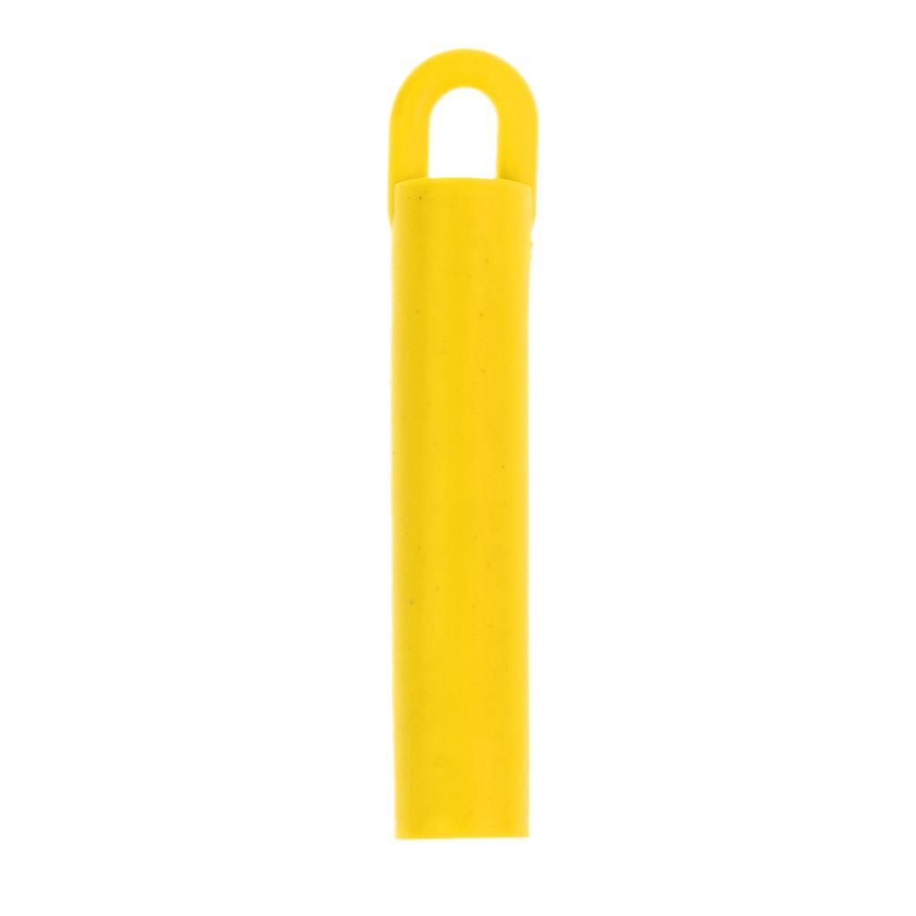 5xProfessional Pool Snooker Billiard Cue Tip Rubber Hang Clamp Holder Yellow