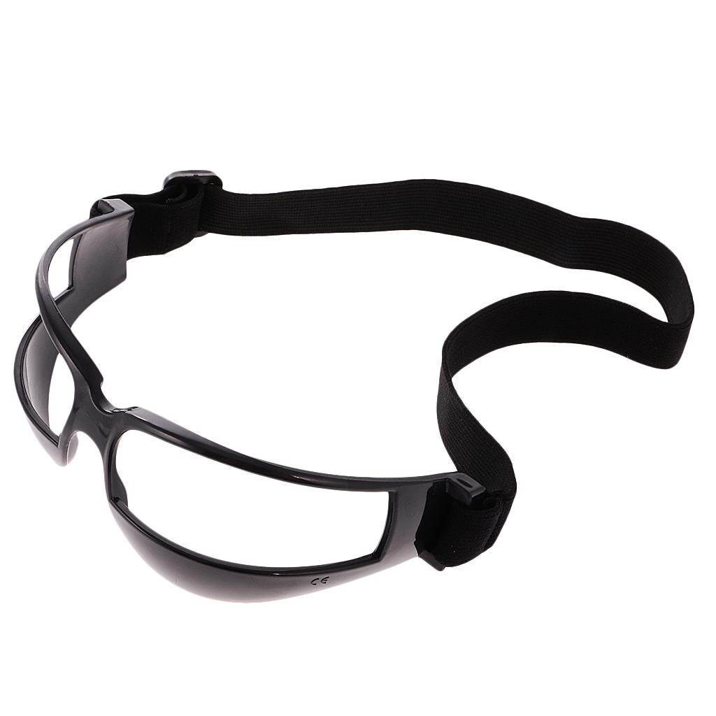 10 Pieces Professional Basketball Glasses Dribble Specs Sports Eyewear Training Goggles Black