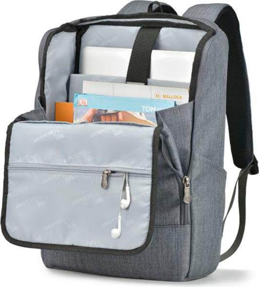 Balo laptop 15.6 inch Mikkor Lewie Backpack Light Grey