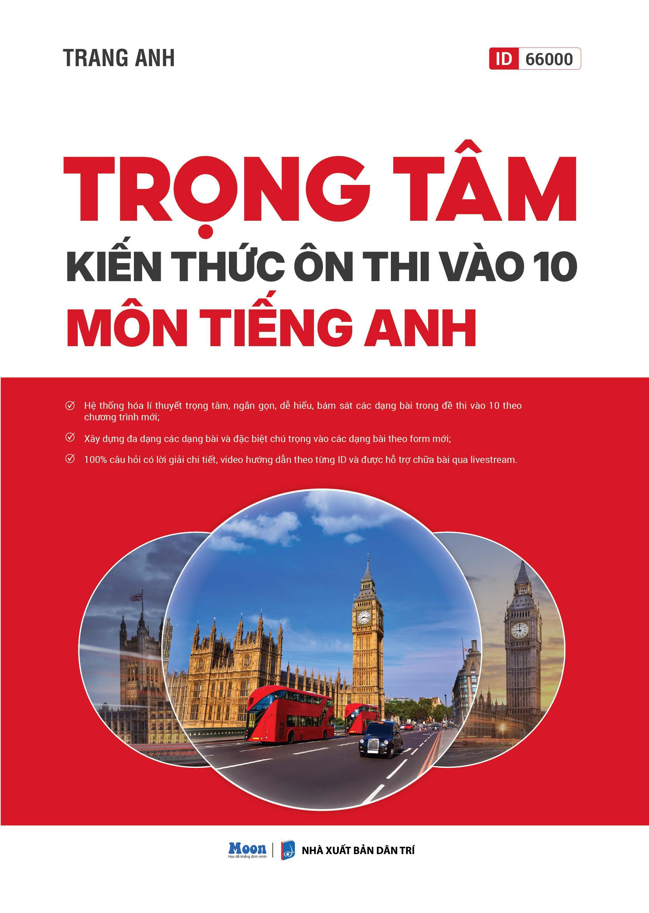Sách - Trọng Tâm Kiến Thức Ôn Thi Vào 10 - Môn Tiếng Anh