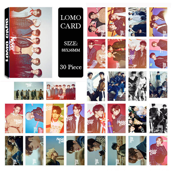 Bộ lomo card Got7 30 tấm