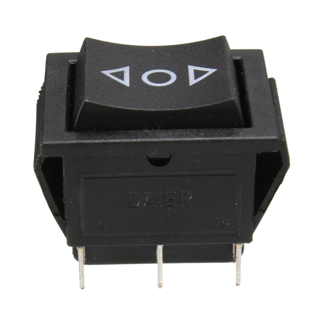 Pair 6-Pin Sunroof Locks Rocker Momentary Switch DPDT On/Off/On 12V